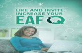 We are pleased to present the 2019-2020 “Like & Invite ... · We are pleased to present the 2019-2020 “Like & Invite: Increase Your EAF IQ” Fall Mailing booklet. This booklet