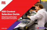 ESD Control Selection Guide - RS Components · October 2018 uk.rs-online.com ESD Control Selection Guide Choose from our extensive range of grounding accessories, packaging, clothing