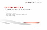 BG96 MQTT Application Note - Sixfab...LTE Module Series BG96 MQTT Application Note BG96_MQTT_Application_Note 7 / 28 3 MQTT Related AT Commands This chapter presents the AT commands