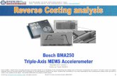 Bosch 3-Axis accelerometer BMA250 1C...Bosch 3-Axis accelerometer BMA250 1 9 rue Alfred Kastler - BP 10748 - 44307 Nantes Cedex 3 - France Phone : +33 (0) 240 180 916 - email : info@systemplus.fr