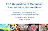 FDA Regulation of Marijuana - aesnet.org...FDA Regulation of Marijuana: Past Actions, Future Plans Douglas C. Throckmorton, M.D. Food and Drug Administration (FDA) ICSB/ASP Joint Meeting