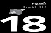 Clamps to DIN 3015 - Pegasus Hydraulics · DIN 3015 Parts 1, 2 & 3. Standard, heavy and double series BOOK INDEX DIN 3015 – Part 1 – Standard series • 6mm to 102mm • DIN build