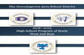 The Downingtown Area School District POS FINAL 12.11...Downingtown Area School District 2018 -2019 Program of Study 3 INTRODUCTION The purpose of the Program of Study Handbook is to