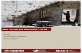 S NFI A S NFI A...22 Syria Shelter / NFIs Assessment – March 2017 SUMMARY Background An estimated 13.5 million are in need of humanitarian assistance in Syria, including 5.8 million