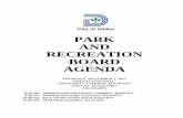 PARK AND RECREATION BOARD AGENDA · 2015-12-04 · PARK AND RECREATION BOARD, NOVEMBER 19, 2015, VOLUME 25, PAGE 3 (2006) Neighborhood Park and Recreation Facilities Fund Fund BT00,