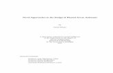 Novel Approaches to the Design of Phased Array Antennas · Novel Approaches to the Design of Phased Array Antennas By Danial Ehyaie A dissertation submitted in partial fulfillment