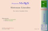Proyecto MaTEX - unican.es · 2004-06-21 · MATEMATICAS 2º Bachillerato A s = B + m v r = A + l u B d CIENCIAS MaTEX Sistemas JJ II J I JDoc DocI Volver Cerrar Proyecto MaTEX Sistemas