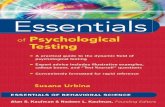Essentials - Universitas Negeri Padangpustaka.unp.ac.id/file/abstrak_kki/EBOOKS/Essentials of Psychological Testing.pdfa speciﬁc area of expertise, including numerous tips for best