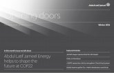 openingdoors.alj.com Opening doors...Abdul Latif Jameel Energy helps to shape the future at COP22 COP22 Panel “Renewables in the Middle East & North Africa: Mission Possible” by