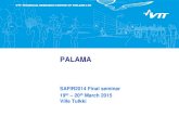 PALAMA - PALAMA Project focused on analysis on nuclear fuel behaviour 4 years, 12.1 person-years, 14