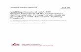 Auditing Standard ASA 200 Overall Objectives of the ... · Auditing Standard ASA 200 Overall Objectives of the Independent Auditor and the Conduct of an Audit in Accordance with Australian