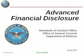 Advanced Financial Disclosure ... OGE Updates Public Financial Disclosure Regulations eff. January 2019