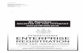 PA Enterprise Registration Form and Instructions (PA-100)The Pennsylvania enterprise Registration form (PA-100) must be completed by enterprises to register for certain taxes and services