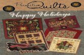 Country Christmas - Primitive Quilts and Projects · Country Christmas A dd a dash of holiday panache to your everyday surroundings with this festive quilt decked out in the classic