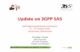 Update on 3GPP SA5 ed3Li Li (Huawei) VC since 08/2014 3GPP SA5 leadership ... • Quality and Quantity of Alarms • Automatic Software Management ... • Interactions between Home
