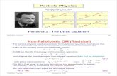 Particle Physics - University of Cambridgethomson/lectures/partIII...i.e. the require four anti-commuting Hermitian 4x4 matrices. • At this point it is convenient to introduce an