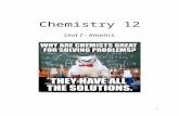 Chemistry 12 · Web viewChemistry 12 Unit I - Kinetics Chemistry 11 Review I) Mass to Moles If you have 16.7g of NaOH, convert it to moles NaOH. Molar Mass of NaOH = How do you convert