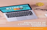 PRINCIPLES OF ETHICAL BUSINESS CONDUCT...3 Our Principles of Ethical Business Conduct capture RR Donnelley’s worldwide code of conduct. These Principles apply to all of us. Our business