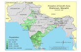 Peoples of South Asia AFGHANISTAN Brahman, Marathi · Brahman, Marathi Districts: 184 Data based upon census information. District borders of Pakistan, Nepal, Bhutan, Bangladesh from