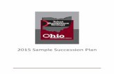 2015 Sample Succession Plan...2015 Sample Succession Plan 2 | P a g e Table of Contents and Checklist: Item Page Requirement Additional Information 2014 Succession Plan Progress Report