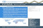 BULLETIN #9 11 December 2019 · 2019-12-12 · 2 GIEWS FPMA Bulletin 11 December 2019 For more information visit the FPMA website here INTERNATIONAL CEREAL PRICES Export prices of