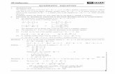 QUADRATIC EQUATION - WordPress.com...2017/10/01  · QUADRATIC\1.THEORY 30 E JEE-Mathematics QUADRATIC EQUATION 1. INTRODUCTION : The algebraic expression of the form ax2 + bx + c,