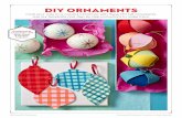DIY Ornaments - DIY ORNAMENTS Craft your way to a colorful Christmas with these DIY felt ornaments.
