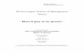 BI Norwegian School of Management Thesis · 2017-01-05 · There are few previous studies regarding Norwegian firms on the relation between environmental initiatives and firm performance.