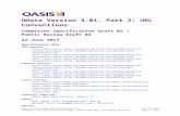docs.oasis-open.org  · Web view2017-06-22 · OData Version 4.01. Part 2: URL Conventions. Committee Specification Draft 02 /Public Review Draft 02. 22 June 2017. Specification
