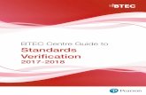 BTEC Centre Guide to Standards Verification Arts and...BTEC Centre Guide to Standards Verification 2017-2018. 2 Contents Introduction How to use this guide 1. What you need to do 2.