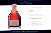 & Voluptuous · & Voluptuous Vinification The Solstice cuvée is a Rosé de Saignée made entirely from Pinot Noir grapes and only during exceptional years. The grapes used to craft
