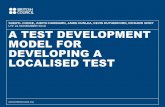 A test development model for developing a localised …ukalta.org/wp-content/uploads/2017/10/Cooke-et-al-LTF...LOCALISATION 4 Level Description Examples Level 0 Aptis General (or other