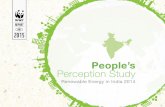 People's Perception Study Curves 5 Dec...understand people’s perception on renewable energy and determine the level of acceptability among Indian citizens of the use of renewable