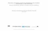 Review of Policy and Accreditation for Arabic Teaching in ... · Review of Policy and Accreditation for Arabic Teaching in UK Schools ... Teacher supply and professional development