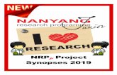 NRPjr Project Synopses 2019 · 2018-12-04 · NANYANG RESEARCH PROGRAMME (JUNIOR RESEARCHER) Project Synopses 2019 ASEjr01 Project Code ASE jr 01 Title Initiation of a Monitoring