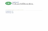 QUICKBOOKS 2016 STUDENT GUIDE Lesson 2 - Intuit...completely free of errors when published. Readers should verify statements before relying on them. Lesson 2 — Setting Up Table of