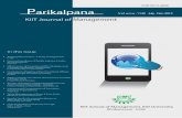 ISSN 0974-2808 Parikalpana - KIIT School of Management · KIIT Journal of Management ISSN 0974-2808 Parikalpana V o l u m e - 11 (II) July - Dec, 2015 In ... E˜ectiveness of Promotional