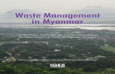POLICY REPORT Waste Management in Myanmar...POLICY REPORT Waste Management in Myanmar Current Status , Key Challenges and Recommendations for National and City Waste Management Strategies