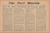 The Port Weekly - portnet.org · The Port Weekly March 14, 1941 Attendance At The Games student attendance at this season's basketball games has been much greater than in other years.