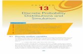 Discrete Probability Distributions and Simulationmathsbooks.net/Cambridge 11 Methods/ch13.pdf · Chapter 13 — Discrete Probability Distributions and Simulation 345 The probability