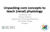 Unpacking core concepts to teach (renal) physiologyphysiologyconcepts.org/workspace/uploads/michael-asn...Unpacking core concepts to teach (renal) physiology Joel Michael, PhD Emeritus