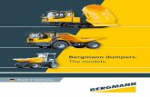 Bergmann dumpers. The models. - Telemetdumpers offer an excellent view of the work environment from every direction of travel. High work efficiency With work speeds up to 40 km/h forwards