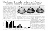 Surface Discoloration of Pears - University of California ...ucce. Surface Discoloration of Pears compression