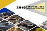 May 19-22, 2019 · 2019-04-22 · May 19-22, 2019 Longwall USA 2019, Pittsburgh, Pennsylvania Longwall USA Provides Useful Information for Underground Coal Operators Trade show highlights
