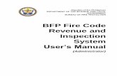 BFP Fire Code Revenue and Inspection Systembfp.gov.ph/wp-content/uploads/2019/04/Admin-BFP-Fire-Code-Revenue... · FIRE CODE REVENUE Administrator Manual 12 Fire Code Revenue and
