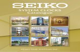 SYSTEM CLOCKS Cataloguegfclock.com/download/SEIKO Master Clock System.pdf · 2013-02-05 · QCG-100 QCG-100 is a master clock which is capable of receiving the precise time information