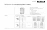 Heat Exchanger XB06 - Danfoss · Micro Plate Heat Exchanger (MPHE): XB06 Data sheet Description Micro Plate Heat Exchangers - a revolutionary technology from Danfoss. Characterized