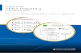 Financial services APRA Reporting - TechnologyOne · The APRA Reporting toolkit produces reports in the correct format by extracting data from multiple sources including the core