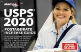 USPS 2020 - blog.stamps.com...USPS ® 2020. POSTAGE RATE ... Use First-Class Mail if you are sending a standard letter up to 3.5 ounces and you don't require USPS tracking. 2020 USPS