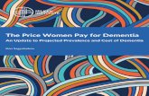 The Price Women Pay for Dementia · 2020-01-06 · Key Results The Milken Institute’s 2016 report, “The Price Women Pay for Dementia,” highlighted the disproportionate economic